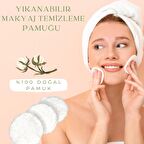 Yıkanabilir Makyaj Temizleme Pamuğu %100 Pamuk