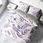 Monohome Graypink Hayvan Figürlü Pamuk Saten Çift Kişilik Nevresim Takımı