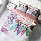 Monohome Sleep 3D Temalı Pamuk Saten Çift Kişilik Nevresim Takımı