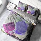 Monohome Strokes 3D Temalı Pamuk Saten Çift Kişilik Nevresim Takımı