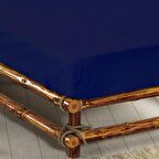 Monohome %100 Pamuklu Lacivert Çift Kişilik Lastikli Çarşaf 180 X 200 Cm