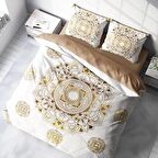 Monohome Osmanlı 6 3D Temalı Pamuk Saten Çift Kişilik Nevresim Takımı