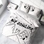 Monohome Darling 3D Temalı Pamuk Saten Çift Kişilik Nevresim Takımı