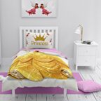 Monohome Prenses Çizgi Kahraman Pamuk Saten Çocuk Nevresim Takımı