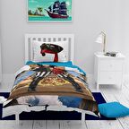 Monohome Korsan Korsan Temalı Pamuk Saten Çocuk Nevresim Takımı