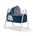 Moje Lion Sallanır Portatif Bebek Beşiği - Lacivert