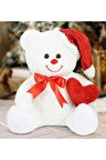 60 Cm Noel Şapkalı Pelüş Ayıcık Yeni Yıl ,yılbaşı Hediyesi