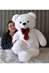 Papyonlu Sevimli Büyük Peluş Ayıcık, 130 Cm - % 100 Yerli