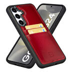 Bouletta Samsung Galaxy S24 Plus Uyumlu Deri Arka Kapak FXCP V4EF