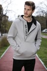 Buratti Pamuklu Slim Fit Kanguru Cepli Fermuar Detaylı Kapüşon Yaka Sweat Erkek SWEAT 575707