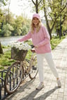 Lela Regular Fit Pamuklu Kapüşonlu Yaka Şardonlu Kışlık Sweat Kadın SWEAT 5863854