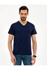 Erkek Lacivert T-Shirt