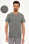 Siyah Slim Fit Bisiklet Yaka T-Shirt