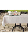 Elisa Masa Örtüsü - Bej / Beyaz 140x200 Cm