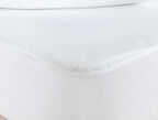 Madame Coco Flore Sıvı Geçirmez Fitted King Size Yatak Alezi - Beyaz