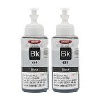 Ekoset Epson L300 L310 Uyumlu Siyah Muadil Mürekkep 2 adet 70 ml