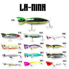 Fujin La-Nina Maket Balık Su Üstü Popper 163 UV Red Head