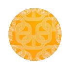 Glore Bonita 6 Kişilik Altın Yaldızlı 26 Cm Cam Servis Tabağı Takımı 28100