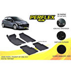 Perflex Paspas 3D Havuzlu Peugeout 207 2006-2013
