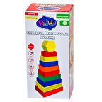 Playwood Ahşap Dikdörtgen Renkli Kule