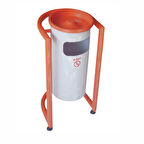 Okinox Metal Dış Alan Bahçe Çöp Kovası ve İzmaritlik. 900267