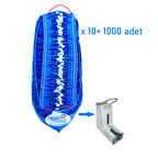 Hijyen Market 1000 Adet Topuktan Çekmeli Galoşmatik Galoşu Büyük Boy