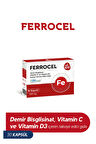 Ferrocel 30 Kapsül Demir, Vitamin C Ve D3 Içeren Takviye Edici Gıda