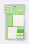 Yeşil Yapışkan Not Seti • Post-it • Sticky Note (GGK-KYN002)