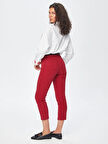 Slim Fit Coton Parça Boya Pantolon 69048