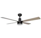 Pilot Siyah Motorlu Kahverengi Kanatlı Aydınlatmalı Uzaktan Kumandalı 122cm Tavan Vantilatörü