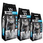 Wonder White  Actif Karbonlu İnce Taneli Topaklanan Kedi Kumu 10 Kg