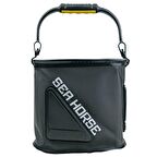 Sea Horse Katlanır Canlı Livar Kare 22 Cm Siyah