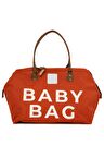 Bagmori M000002169 Çok Amaçlı Unisex Bebek Bakım Çantası Kiremit