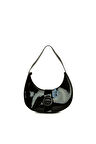 Siyah  Oval Aksesuarlı Oval Rugan Baget M000008479