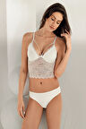 Kadın Gül Kurusu Desteksiz Bralet Takımı Mb12800-b
