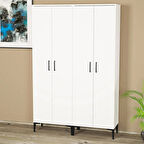 Alba-1-3 Dolaplı Ayakkabılık Vestiyer Portmanto RS01