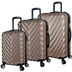 My Valice Lotus Abs 3'lü Valiz Seti Gold