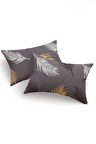 2li Yastık Kılıfı Olivia Altın-Gri