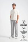 Thicked Erkek Kalın Baggy Keten Görünümlü Rahat Pantolon Bol Paça Yeni Sezon
