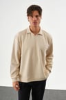 EASE Oversize Sweatshirt Bej