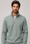 Runi Basic Regular Fit Pamuklu Kışlık Sweatshirt Mint