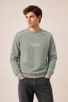 Respect Bisiklet Yaka Regular Fit Kışlık Sweatshirt Mint