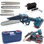 Deko Turkey 24V 5Ah Çift Zincirli Uzun Kısa Dal Budama Makinesi