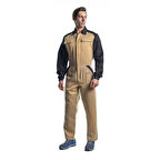 Şensel, İş Tulumu-Eko.-, Bej-Siyah -55E813- İş Elbisesi-Üniforma