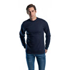 Şensel, Sweatshirt, Lacivert,Sıfır Yaka -107E4645-Kışlık-Pamuklu