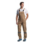 Şensel, Reflektörlü Bahçıvan Tulum, Bej -8E1911- Üniforma