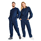 Şensel, Yazlık Kot Tulum, Lacivert -55E1445- İş Elbisesi, UNISEX