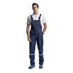 Şensel, Reflektörlü Kışlık Kot Bahçıvan Tulum, Lacivert-8E2445-