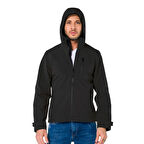 Şensel, Softshell Mont, Siyah -91E2550- Su İtici,Rüzgar Geçirmez