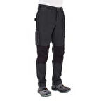 Şensel, Kot İş Pantolonu, Gri-Siyah -54E6537- Esnek, Likralı